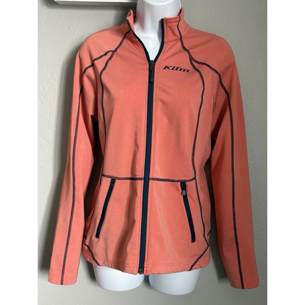 KLIM Sundance Jacket Womens Size Small Orange Full Zip Lightweight Outdoors